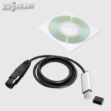 Load image into Gallery viewer, USB to DMX Interface Adapter Cable for Stage Light PC DMX512 Controller Dimmer DMX USB Signal Conversion
