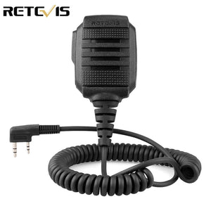 RETEVIS RS-114 IP54 Waterproof Speaker Microphone For Kenwood RETEVIS H777 RT5R RT22 RT81 BAOFENG UV-5R UV-82 888S Walkie Talkie